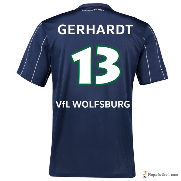 Camiseta VfL Wolfsburgo Replica Tercera Ropa Gerhardt 2016/17 Azul